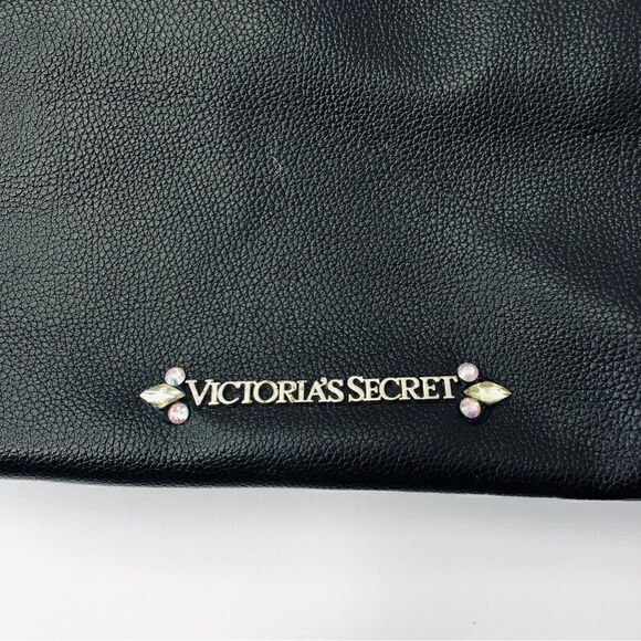 Victoria’s Secret Black Leather Fringe Backpack - Picture 4 of 9